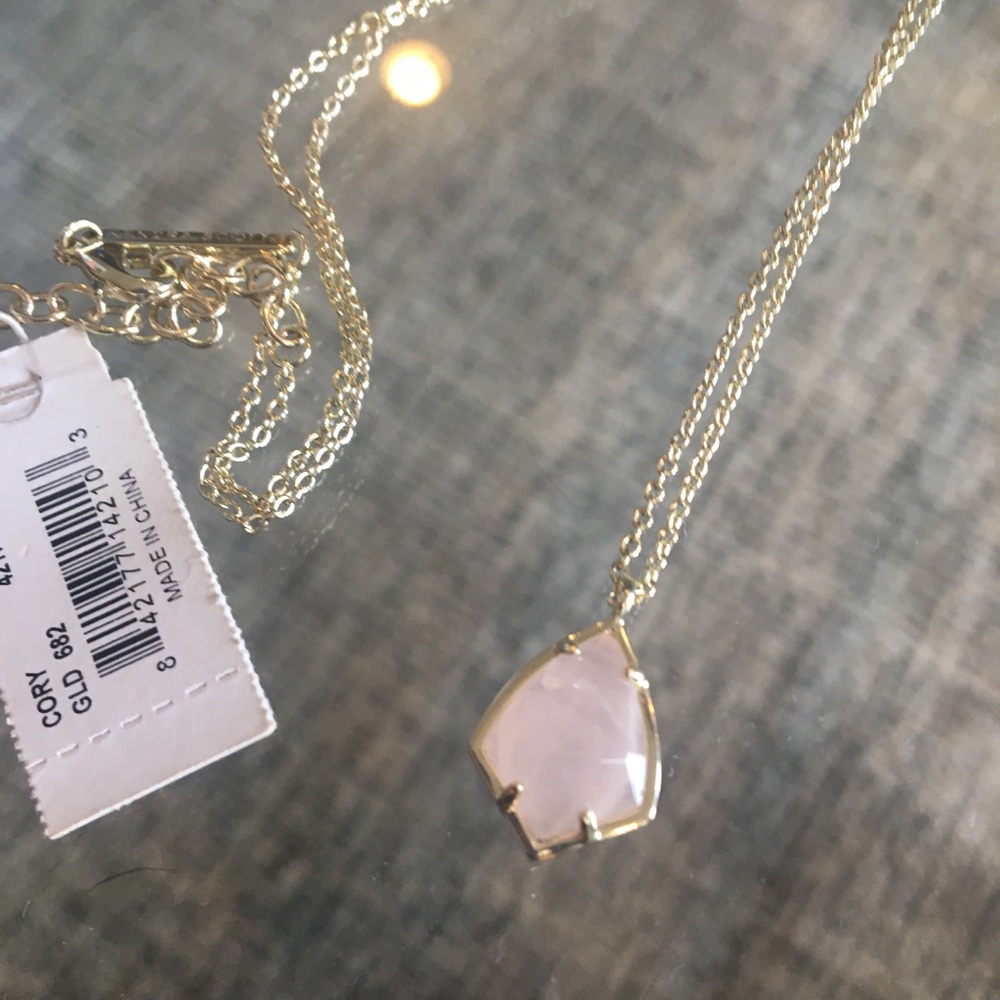 Kendra Scott Light Pink Cory Necklace